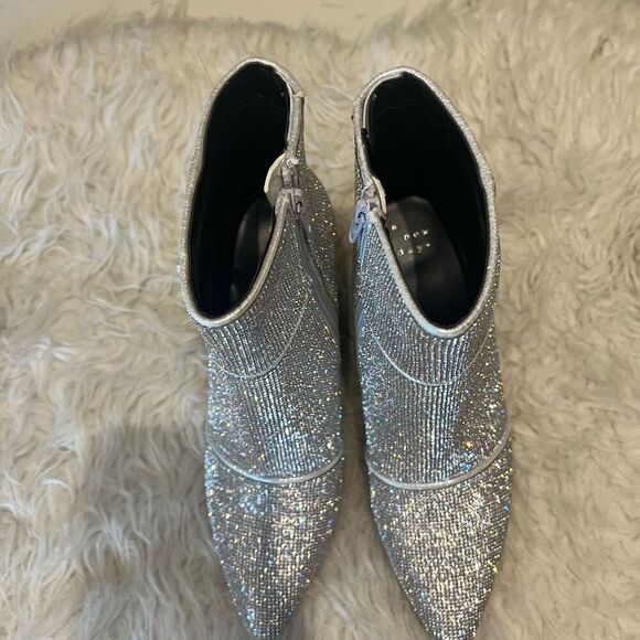 Sparkling boots, booties for party concert chunky heel 9 - Picture 9 of 13